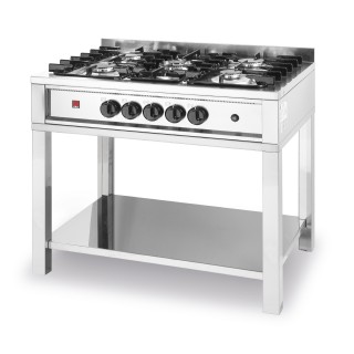 Hendi open stand gas cooker with 5 burners