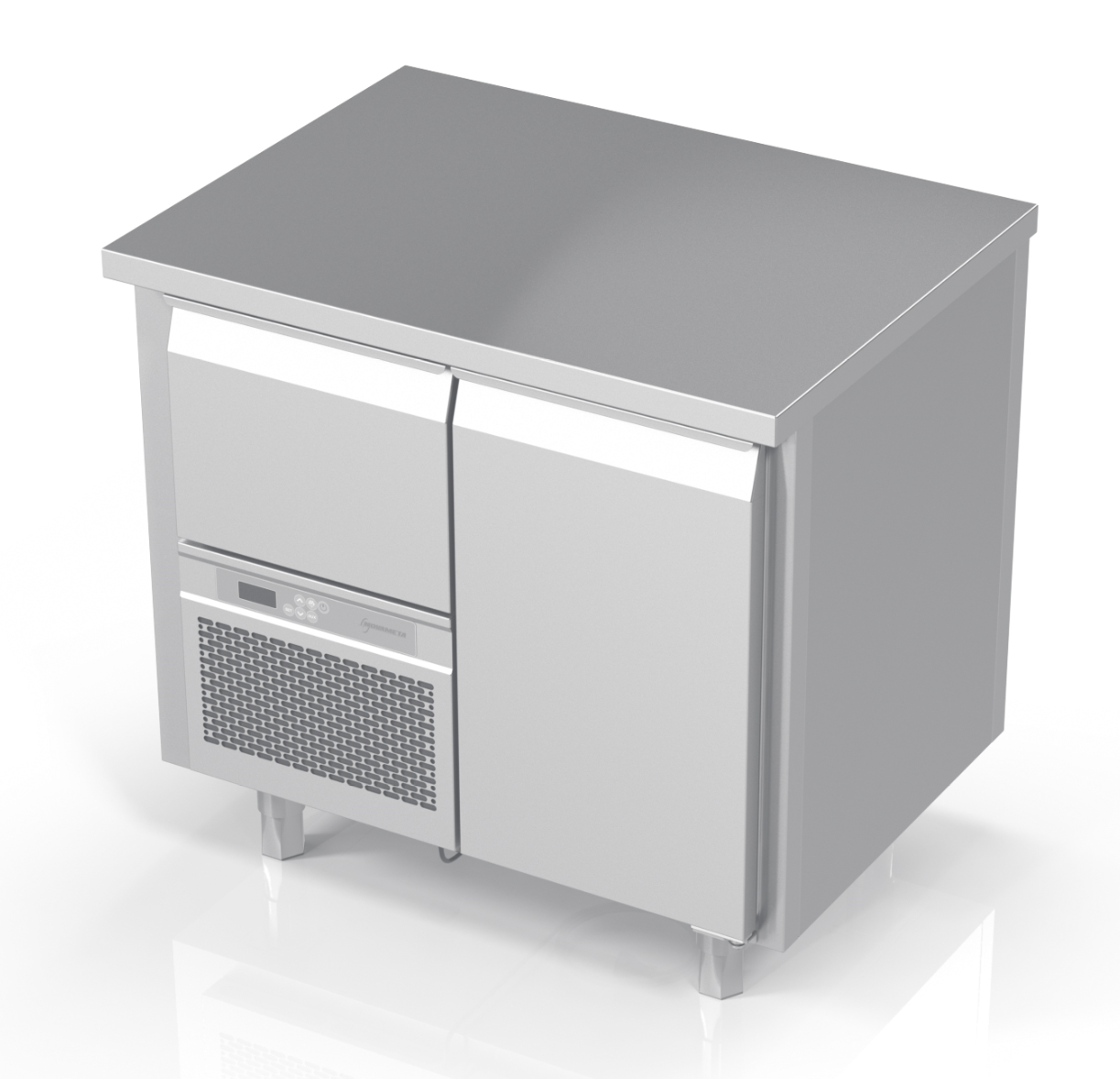 Novameta cooling counter with 1 door, -20 ... -18°C