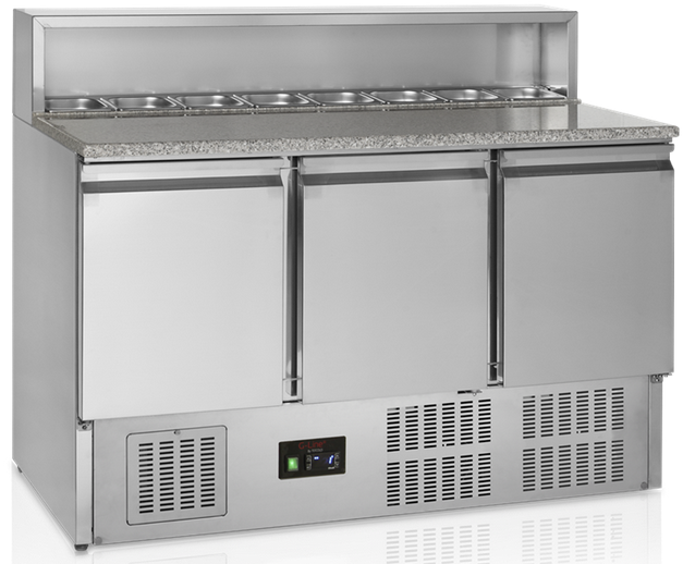 Tefcold pizza prep counter GP93