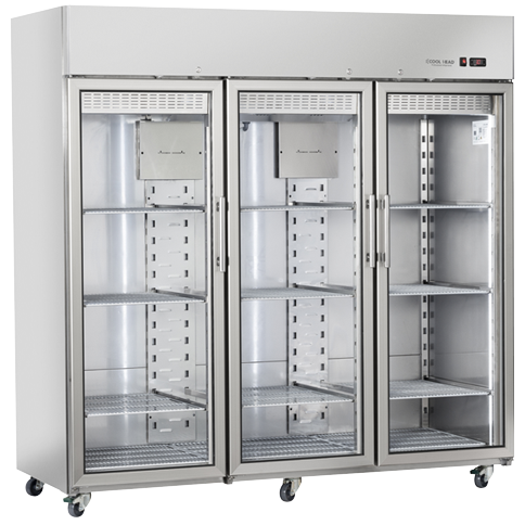 Coolhead triple glass door fridge GRCG 1850