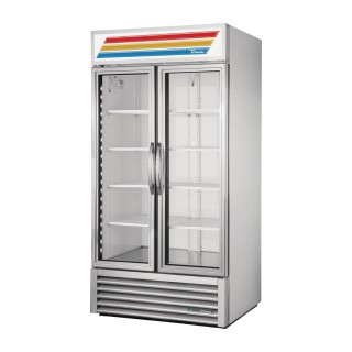 True double glass door fridge GDM-35HC-TSL01