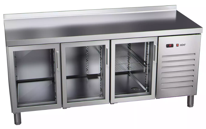 Asber 3 door counter fridge ETP-7-180-30 HC GD