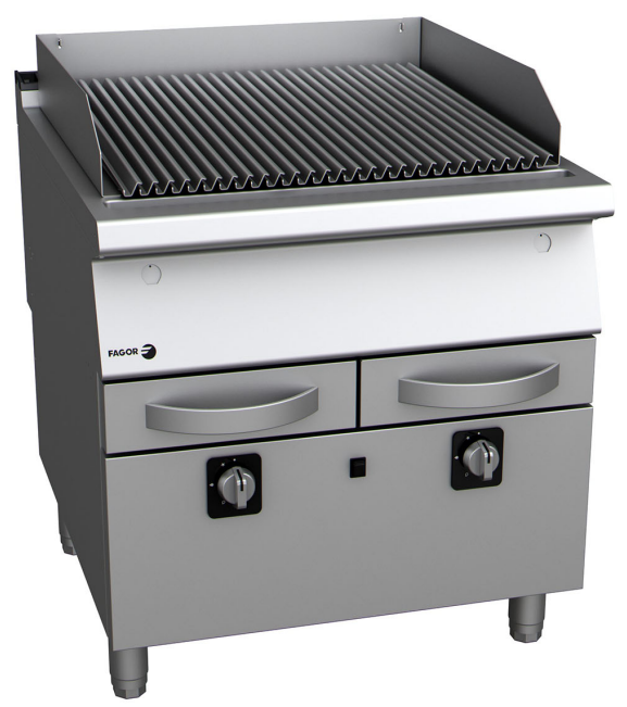 Fagor gas grill with stand B-G7101