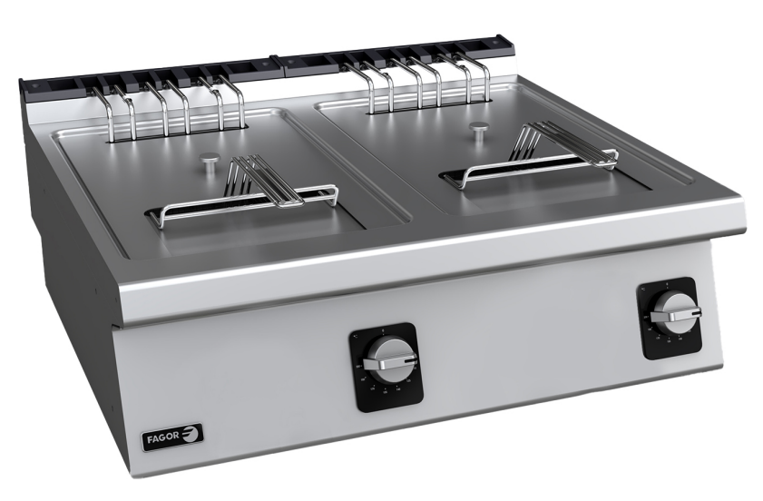 Fagor single tank countertop fryer 2x8L F-E7208