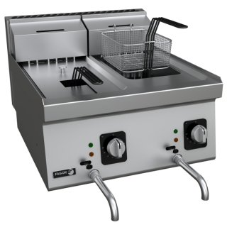 Fagor double tank countertop fryer 2x8L CI-FE606T 28