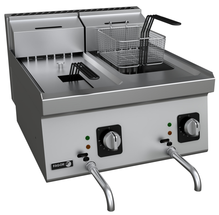 Fagor double tank countertop fryer 2x8L CI-FE606T 28