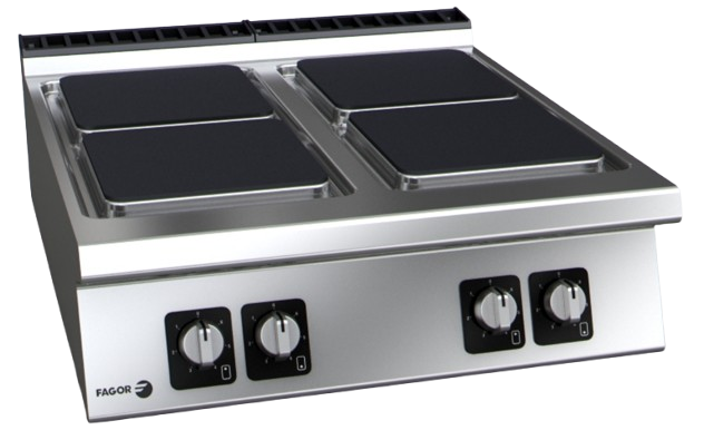 Fagor boiling top with 4 hot plates C-E940