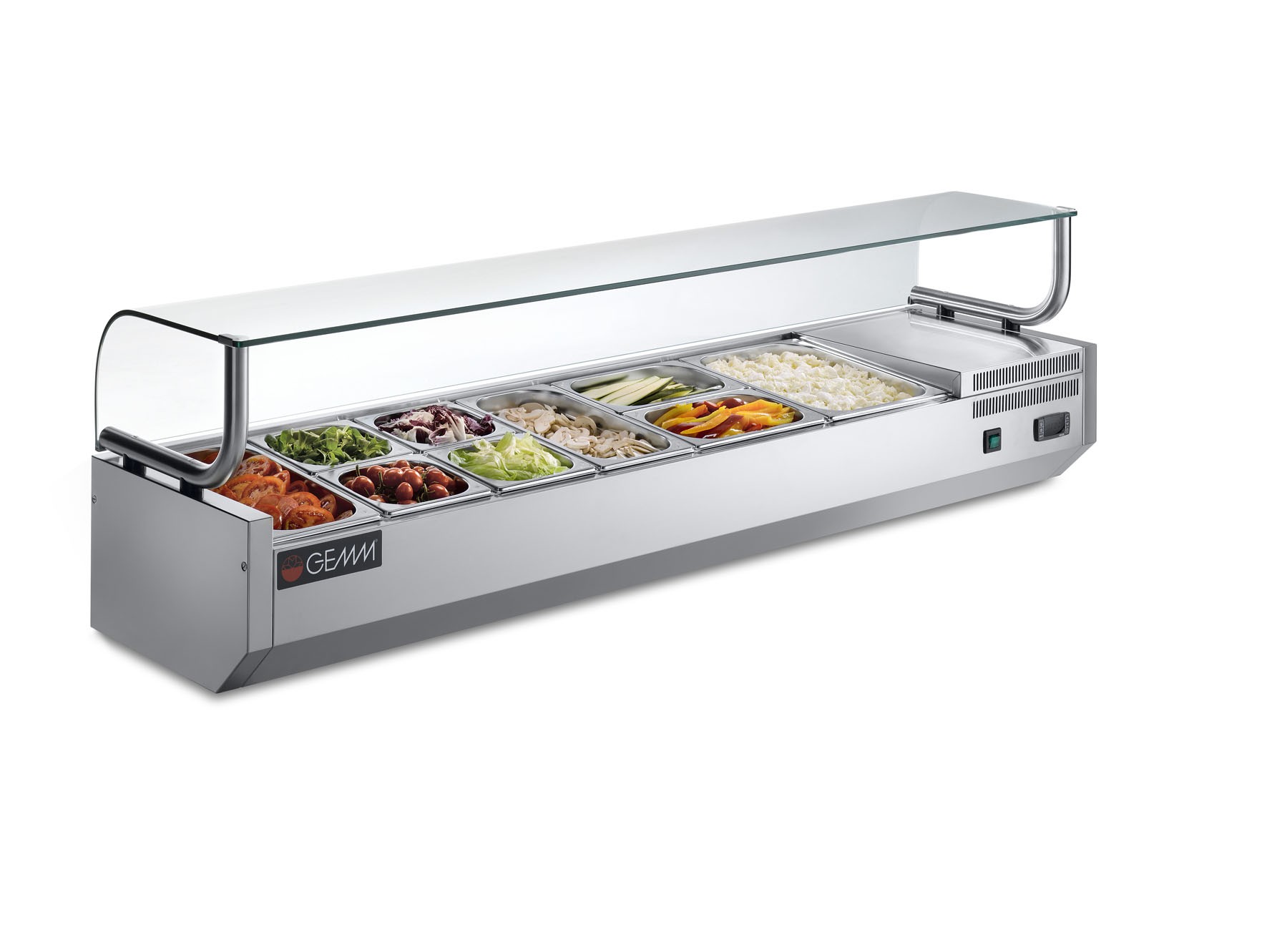 Gemm glass cover for counter top unit M1/18