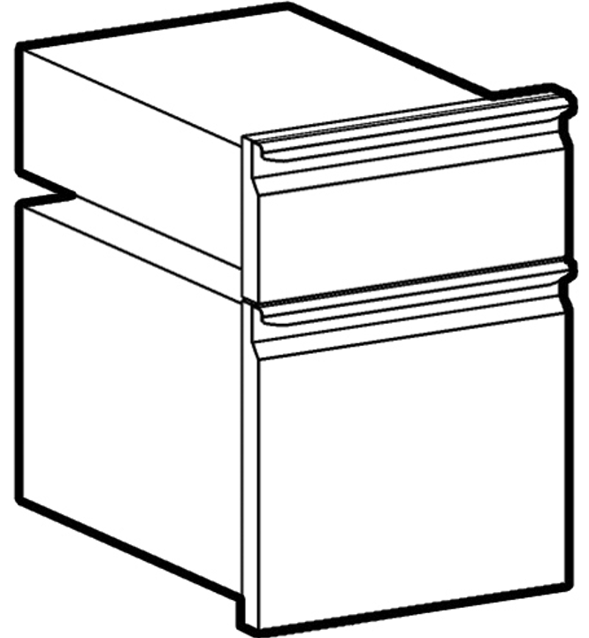 Gemm stainless steel refrigerated drawer CR7/4