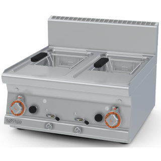 Lotus gas double tank countertop fryer 2x8L F2/8T-66G