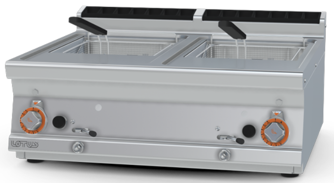 Lotus gas double tank countertop fryer 2x13L F2/13T-78G