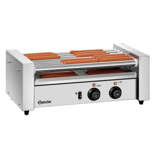 Bartscher sausage rolling grill - 7 rollers