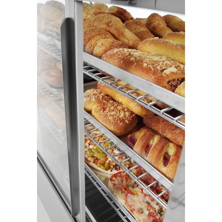 Hendi heated countertop display three levels 885x570mm