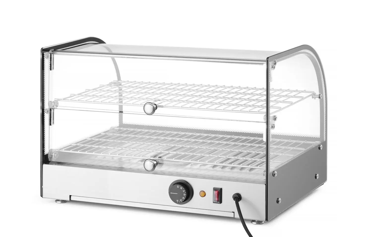 Hendi heated countertop display two level