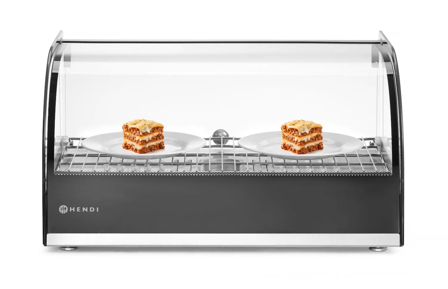 Hendi heated countertop display single level