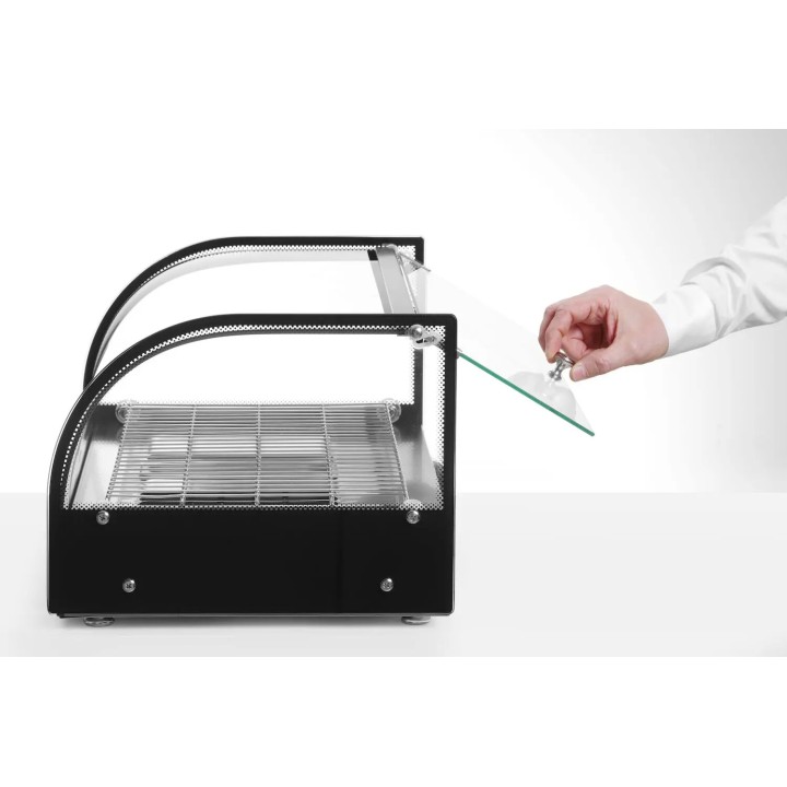 Hendi heated countertop display single level
