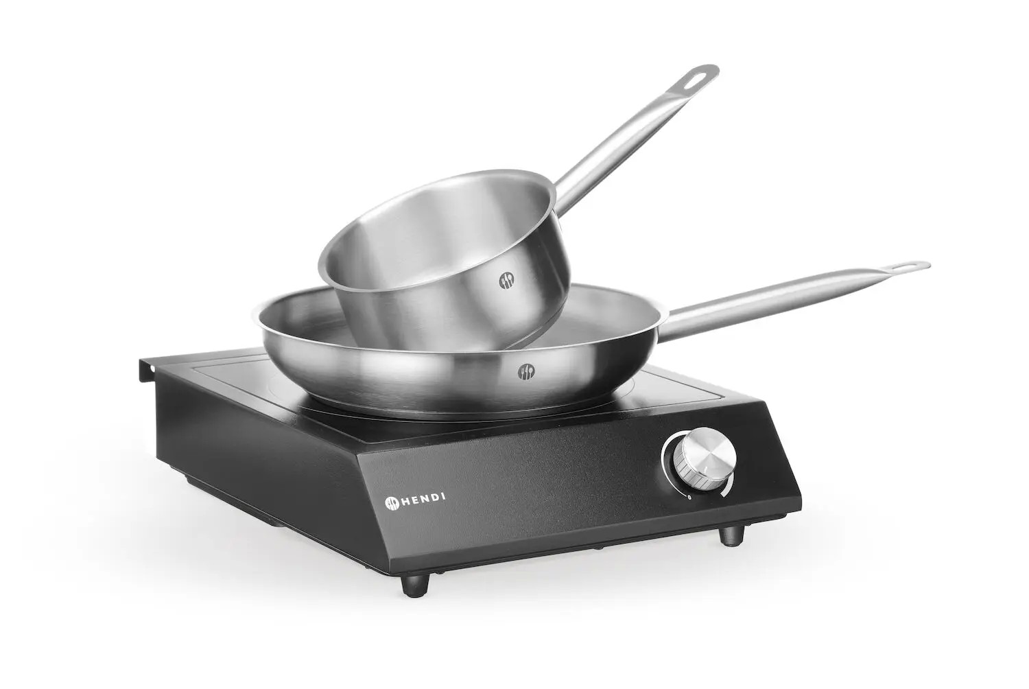 Hendi induction hob with cookware set
