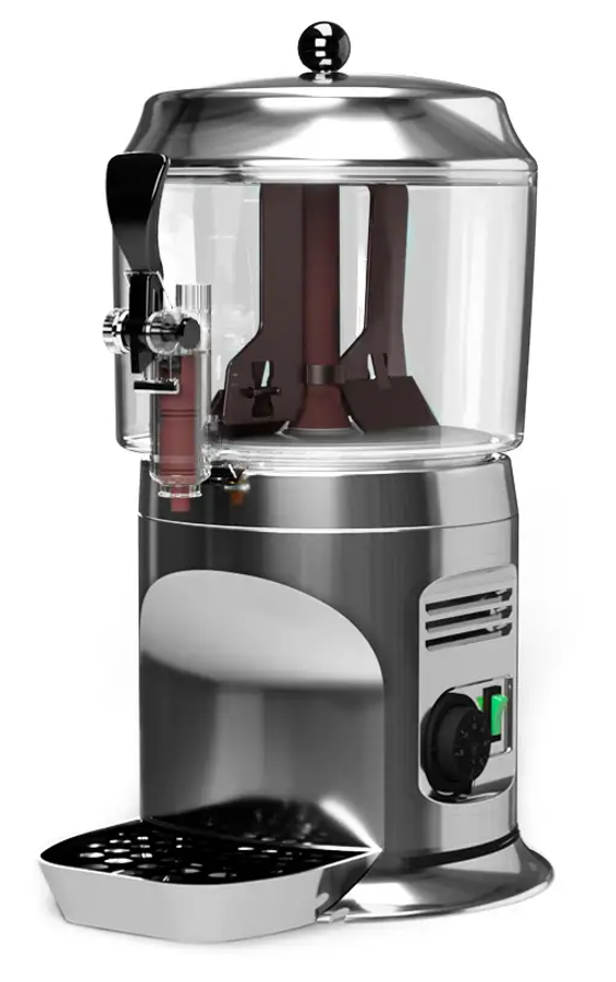 Ugolini silver hot chocolate dispenser Delice 5 silver