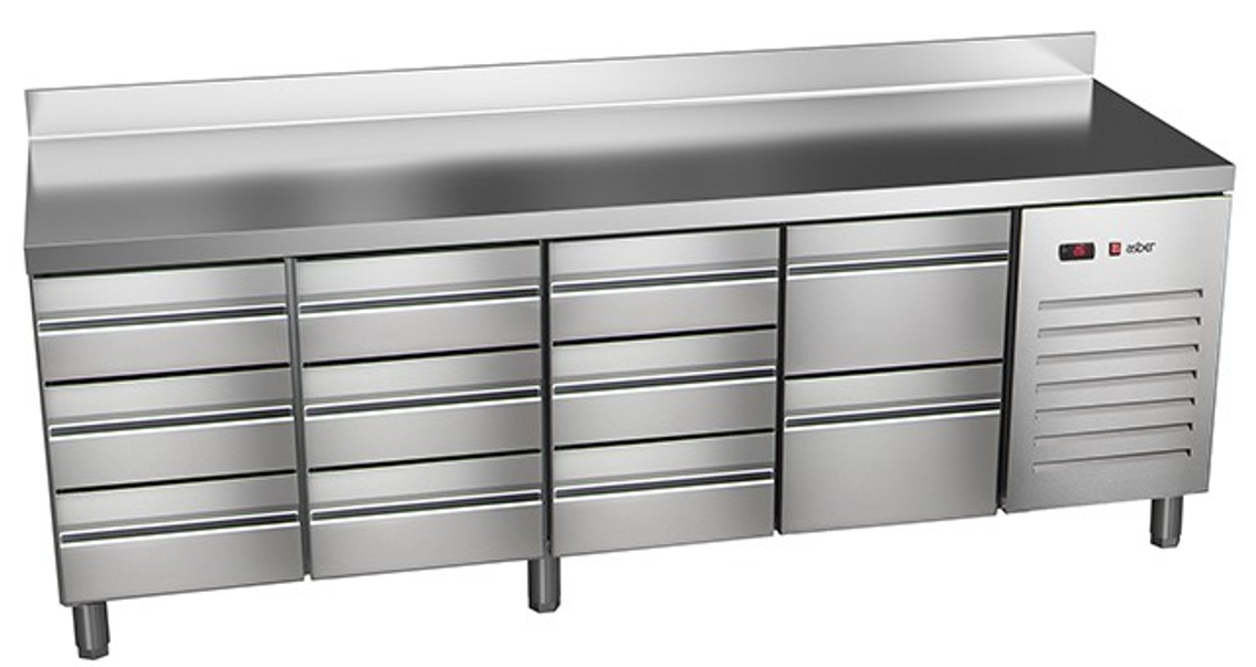 Asber 11 drawer counter fridge ETP-7-225-011 HC