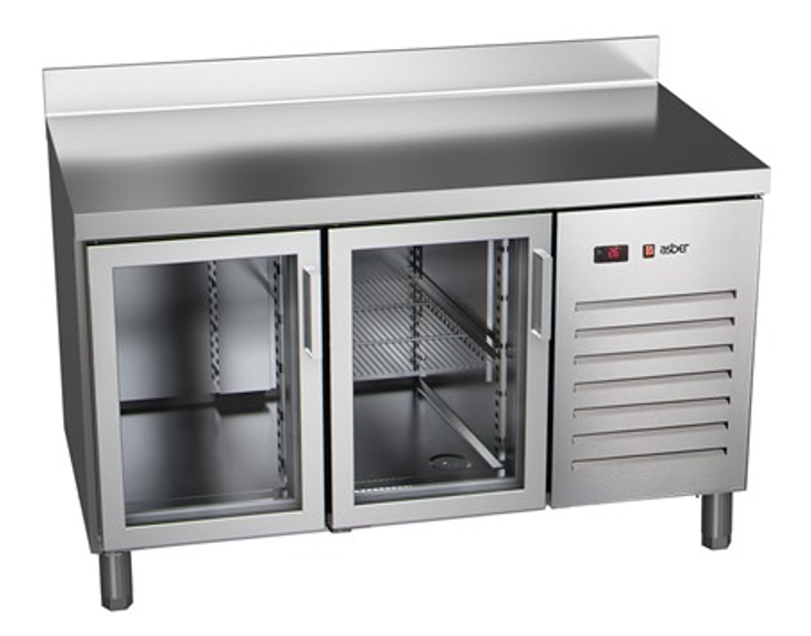 Asber 2 door counter fridge ETP-7-135-20 HC GD