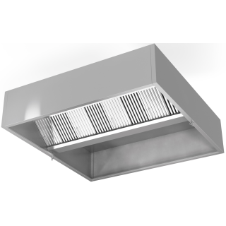 Central 1400mm ventilation box-shaped cover