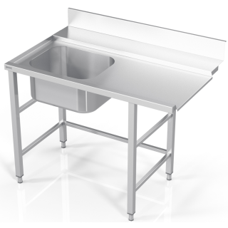 Dishwasher table with frame PX0-PR0-100/70/90