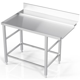 Dishwasher table with frame for modular shelves PX0-PM0-100/70/90