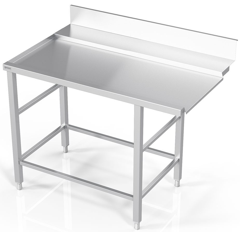 Dishwasher table with frame for modular shelves PX0-PM0-100/70/90