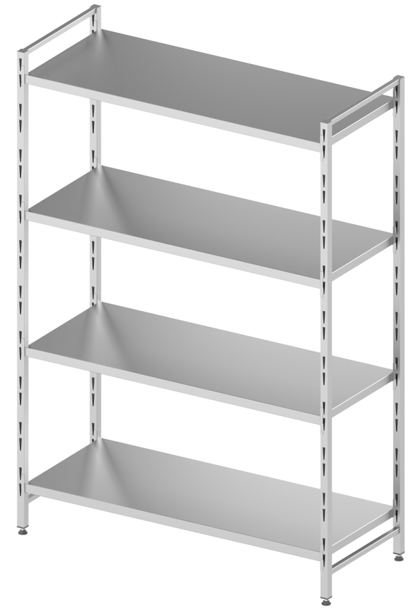 Assemble 4 shelves rack