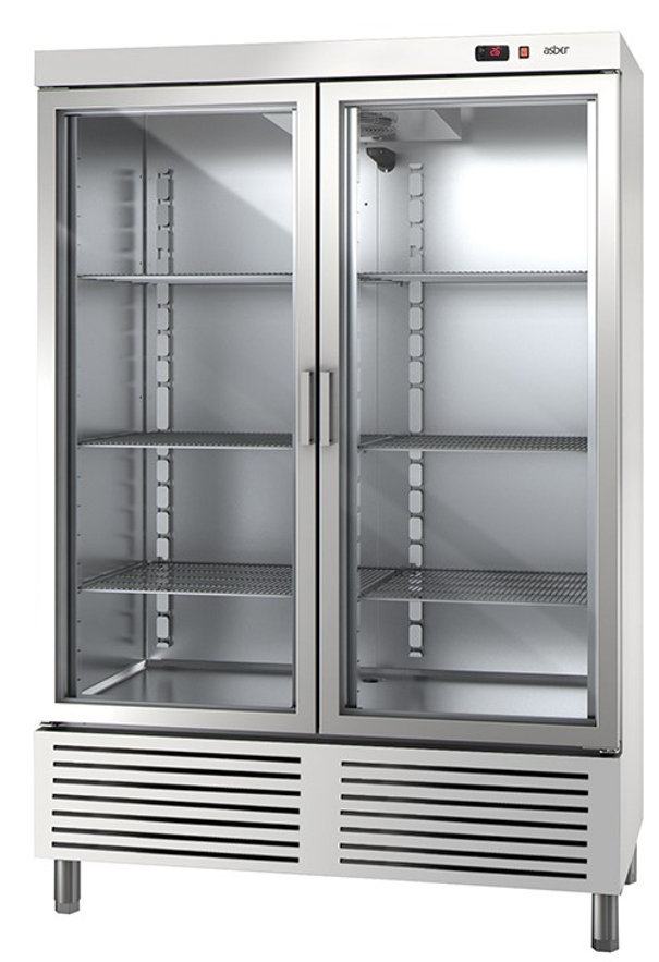 Asber glass door fridge ECP-1202 HC GD