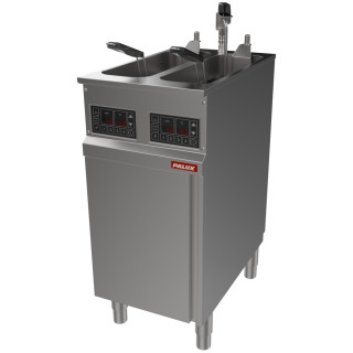 Palux free standing double fryer with automatic basket lifting system 893780