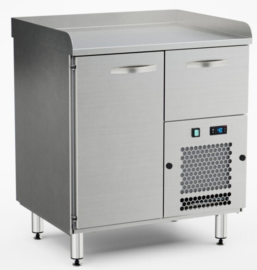 Inox Baltic pizza preparation cold cupboard PZK-811