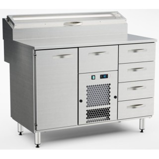 Inox Baltic pizza preparation cold cupboard KTL/P-1215