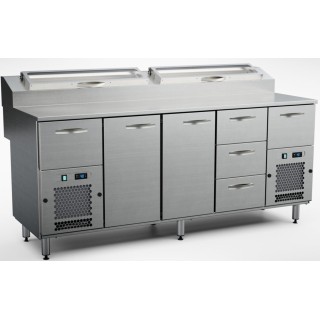 Inox Baltic pizza preparation cold cupboard KTL/P-2025